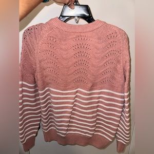 Simply Southern pink sweater size medium